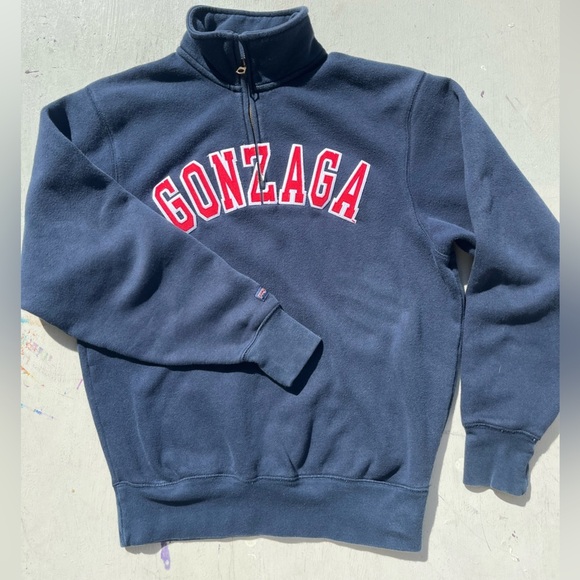 Men's JanSport Sweatshirt Blue Gonzaga S College Active NCAA Basketball School - Picture 5 of 13